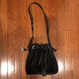 Small drawstring Dooney and Bourke leather bag